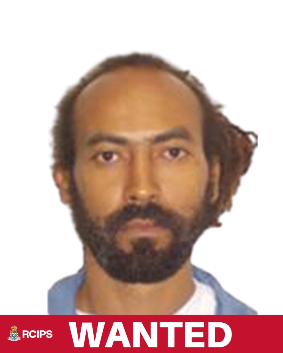 The Police are seeking information from the public to assist in locating wanted man Joseph Hurlston, age 44, residing in Bodden Town