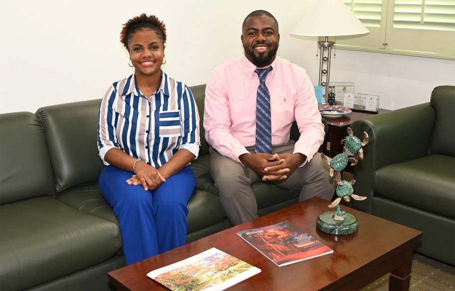 CUC’s 2026 Scholarship Recipients – Sheala Reid and Ricardo Cooper